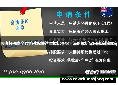 澳洲杯观赛全攻略教你快速掌握比赛水平深度解析实用秘笈指南篇 澳洲杯观赛全攻略教你快速掌握比赛水平深度解析实用秘笈指南篇